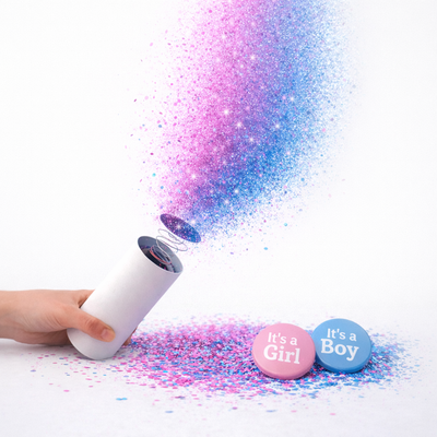 Gender Reveal Glitter Bomb