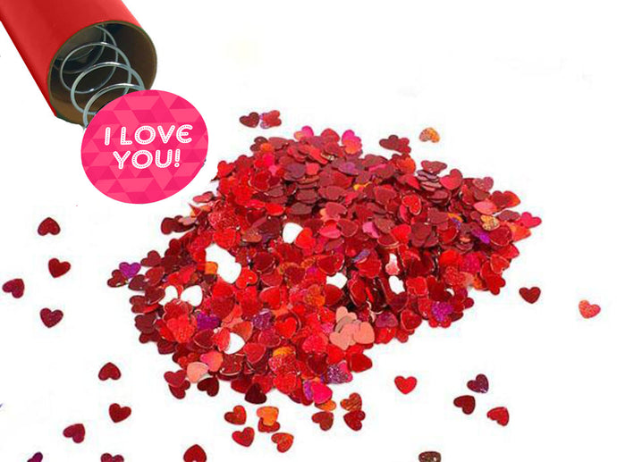 Heart Glitter Bomb